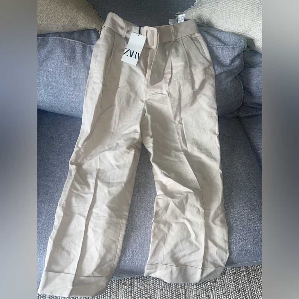 Zara belted pants